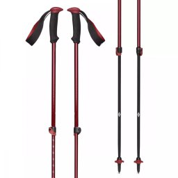 BLACK DIAMOND Trail Back dark crimson - Trekkingstokken