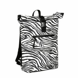 New Rebels Mart New York Zebra 21L Rugzak Rolltop Waterafstotend Laptop 15.6”