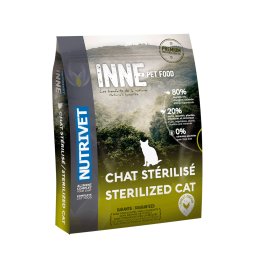 1,5kg Nutrivet Inne Sterilised Cat Katten Droogvoer