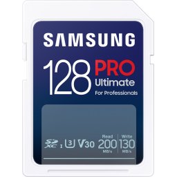 Samsung PRO Ultimate - SD Kaart - 200 & 130 MB/s - 128 GB