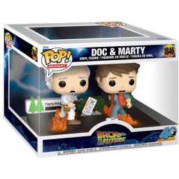 Zurück in die Zukunft Doc & Marty (Pop! Moment) vinylfiguur 1846 Unisex Funko Pop! - Neutraal - Standard