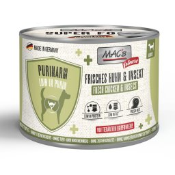 6x200g MAC's Dog Vetcare Purinearm Kip & Insect Hondenvoer nat