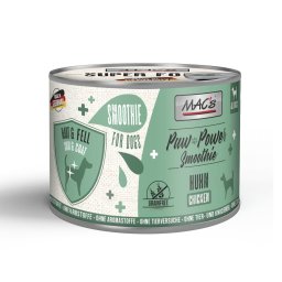Voordeelpakket 12x185g MAC's Dog Paw Power Smoothie Plus Kip - Huid & Vacht Aanvullend voer voor honden