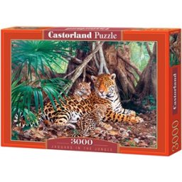 Jaguars In The Jungle Puzzel (3000 stukjes)