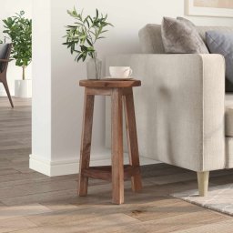 vidaXL Kruk Naturel 28 x 28 x 50 cm Mahoniehout