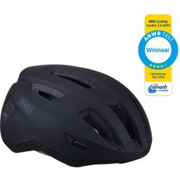 BBB Cycling Condor 2.0 MIPS Fietshelm - Voor Racefiets, Mountainbike en Ebike - Winnaar ANWB Fietshelmentest 2026 - Dames & Heren - Medium - Mat Zwart - BHE-174
