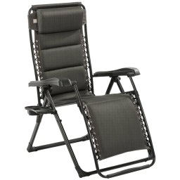 Travellife Barletta stoel relax dark grey Campingstoel