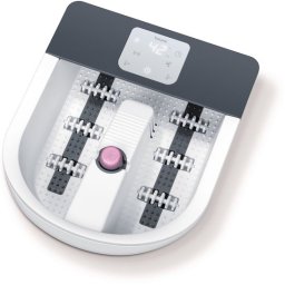 Beurer FB 60 Elektrisch voetenbad - Voetmassage - Trillings-en bubbelmassage - 3 Massage programma's - Verwarming - Voetreflex rollers - 3 Pedicure opzetstukken - Timer