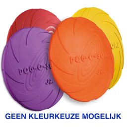RUBBER FRISBEE DOG 0 SOAR ASSORTI 18 CM