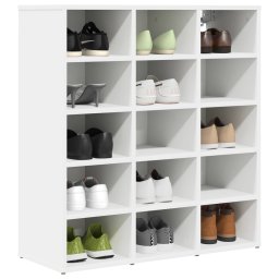 vidaXL Schoenenkast 77,5 x 30 x 83,5 cm Bewerkt hout Wit