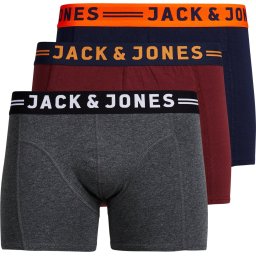 JACK&JONES Maat XL ADDITIONALS JACLICHFIELD TRUNKS 3 PACK NOOS Heren OnderbroekK