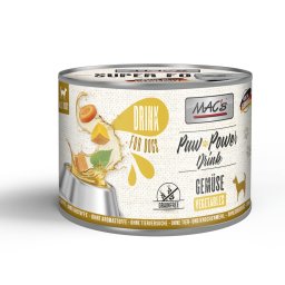Voordeelpakket: 12x 185g MAC's Dog Paw Power Drink Groente Aanvullend diervoeder voor honden