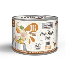 Voordeelpakket: 12x185g MAC's Dog Paw Power Drink Kip Aanvullend diervoeder voor honden