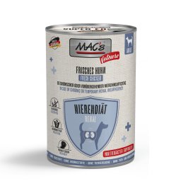 6x400g MAC's Dog Vetcare Nierdieet Kip Natvoer voor Honden