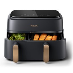 Philips NA352/00 Dual Basket Airfryer Zwart