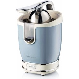 Ariete 0413/05 - Vintage elektrische citruspers - 85 Watt - 2 perskegels - 600 ml inhoud - blauw