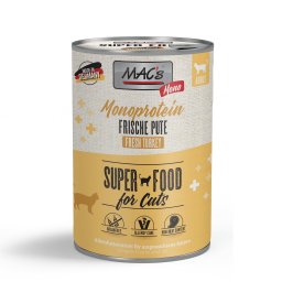 Voordeelpakket 24x,400g MAC's Cat Mono Kalkoen Kattenvoer nat