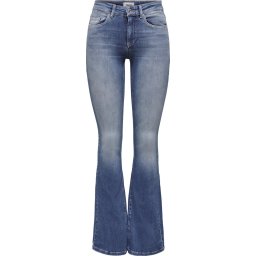 ONLY - Maat M X L32 - ONLBLUSH LIFE MID FLARED BB REA1319 NOOS Dames Jeans