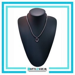 Ketting Hematiet Hart