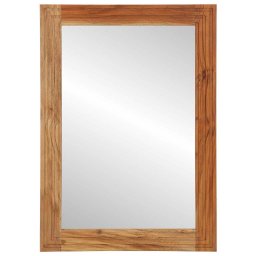vidaXL Badkamer Spiegel Wandgemonteerd Bruin 70 x 50 x 2.5 cm