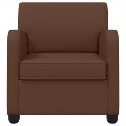 vidaXL Fauteuil Bruin Kunstleer