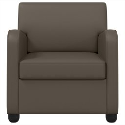 vidaXL Fauteuil Grijs Kunstleer