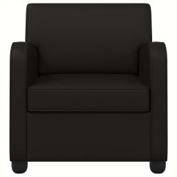 vidaXL Fauteuil Zwart Kunstleer