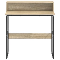 vidaXL Bureau met opbergruimte Sonoma Eiken 80 x 50 x 91 cm