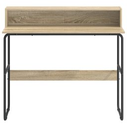 vidaXL Bureau met opbergruimte Sonoma Eiken 100 x 50 x 91 cm