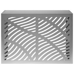 vidaXL Airconditioner hoes zilver 100 x 50 x 70 cm