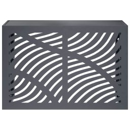 vidaXL Airconditioner hoes Antraciet 90 x 40 x 60 cm Staal