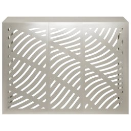 vidaXL Airconditioner hoes zilver 110 x 50 x 80 cm Roestvrij staal