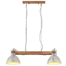 vidaXL Hanglamp industrieel 25 W E27 109 cm zilverkleurig