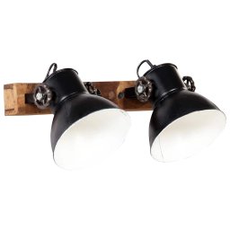vidaXL Wandlamp industrieel E27 45x25 cm zwart