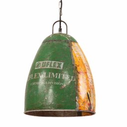 vidaXL Hanglamp industrieel rond 25 W E27 32 cm meerkleurig