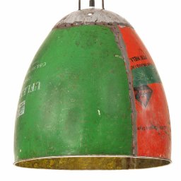 vidaXL Hanglamp industrieel rond 25 W E27 42 cm meerkleurig