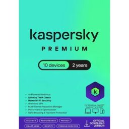 Kaspersky Premium Total Security 2026 - 10 Apparaats - 2 Jaars voor PC / Mac / iOS / Android - Code Downloaden