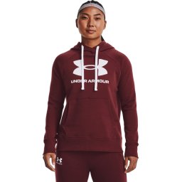 Under Armour - Maat XL Rival Fleece Logo Hoodie Dames Trui