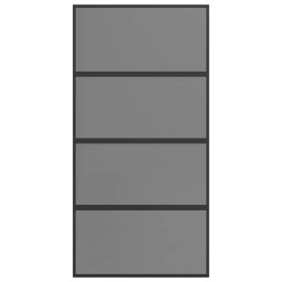 vidaXL Schuifdeur 102.5 x 205 cm Gelaagd Glas en Aluminium