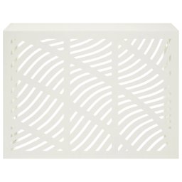 vidaXL Airconditioner hoes Wit 110 x 50 x 80 cm Staal