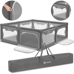 Lionelo Willow XL - Box voor baby's - vanaf 0-48 maanden groot oppervlak 187 cm x 207 cm x 68 cm