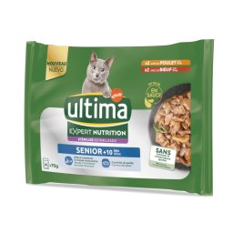 Ultima Cat Expert Nutrition Senior Kip & Rundvlees - Voordeelpakket: 44 x 70 g