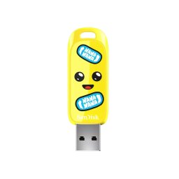 SanDisk USB Fortnite - Peely Edition 128GB 130 MB/s - USB 3.2 USB-sticks Geel