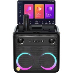 Lenco Ikarao Break X2 karaoke systeem Bluetooth speaker Zwart