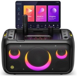 Lenco Ikarao Break X1 karaoke systeem Bluetooth speaker Zwart