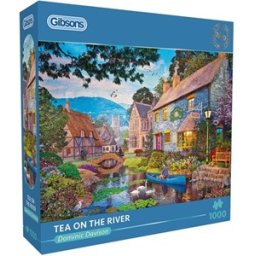 Dominic Davison - Tea on the River Puzzel (1000 stukjes)