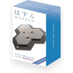 Huzzle Cast Puzzle - Hexagon (level 4)