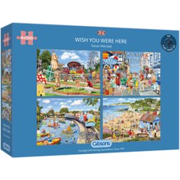 Trevor Mitchell - Wish You Were Here Puzzel (4 x 500 stukjes)