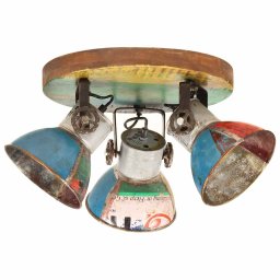 vidaXL Plafondlamp industrieel 25 W E27 42x25 cm meerkleurig
