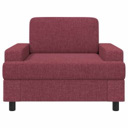 vidaXL Fauteuil Wijnrood Stof
